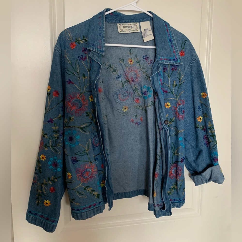 Embroidered Jean Jacket